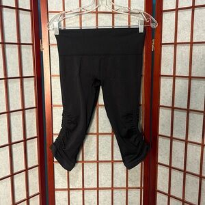 Lululemon Ruched Cropped Exercise Tights
